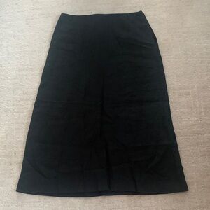 Max Mara linen trouser skirt.